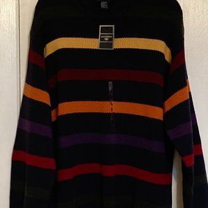 Dockers Sweater XL Sport Stripes New with Tags